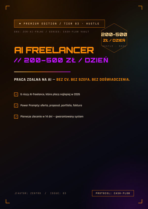 AI-Freelancer Premium — Zarabiaj jako freelancer z AI